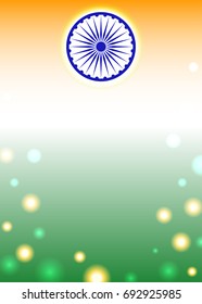 Indian Flag Themed Patriotic Background Stock Vector (royalty Free 