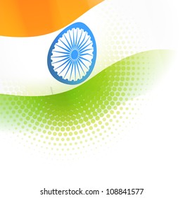 Indian Flag Vector Background Design Stock Vector (Royalty Free ...