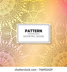 Indian floral luxury ornament pattern.