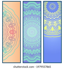 Indian Floral Mandala Pattern. Henna Tattoo Style. Can Be Used For Textile, Greeting Card, Coloring Book, Phone Case Print. Vector illustration
