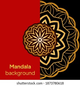 Indian floral mandala pattern. Vector . Can be used for textile, greeting card, coloring book, phone case print