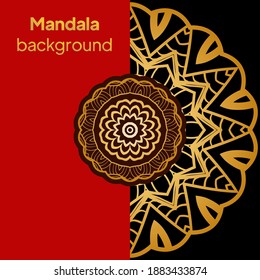 Indian floral mandala pattern. Vector . Can be used for textile, greeting card, coloring book, phone case print