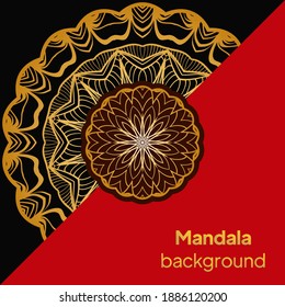 Indian floral mandala pattern. Vector . Can be used for textile, greeting card, coloring book, phone case print