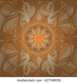 Indian floral paisley medallion banners. Henna tattoo style on a background. Can be used for textile, greeting card, coloring book, phone case print. Vector ethnic Mandala ornament.