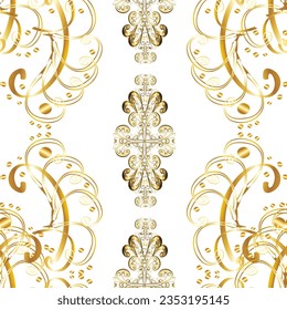 Indian floral paisley medallion pattern. Vector Henna tattoo style. Ethnic Mandala ornament. Can be used for textile, greeting card, coloring book, phone case print.