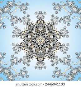 Indian floral paisley medallion pattern. Ethnic Mandala ornament. vector Henna tattoo style. Can be used for textile, greeting card, coloring book, phone case print.