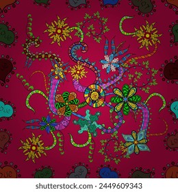Indian floral paisley medallion pattern. Ethnic Mandala ornament. vector Henna tattoo style. Can be used for textile, greeting card, coloring book, phone case print.