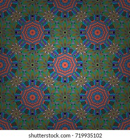 Indian floral paisley medallion pattern. Can be used for textile, greeting card, coloring book, phone case print. Ethnic Mandala ornament. Vector Henna tattoo style.