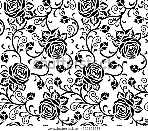 Indian Floral Pattern Stock Vector Royalty Free 702605263