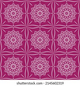 Indian floral seamless pattern design