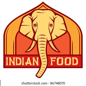 indian food label (design)