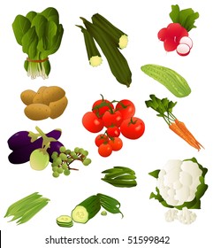 Indian Food Pack: Vegetables