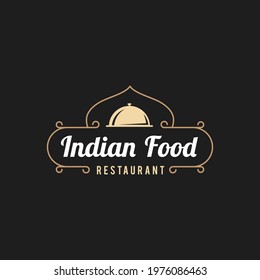 Indian food restaurant logo design