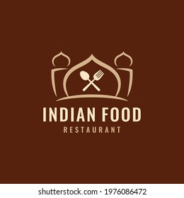 Indian food restaurant logo design