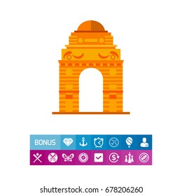 Indian Gate Icon