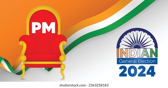 Indian general election, 2024 Prime Minister of India vector poster