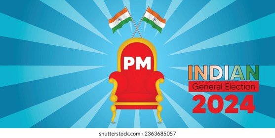 Indian general election, 2024 Prime Minister of India vector poster