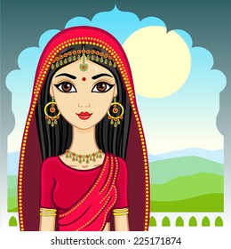 indian bride cartoon