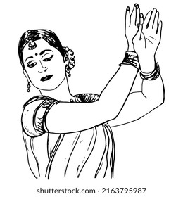 1,387 Indian dance sketch Images, Stock Photos & Vectors | Shutterstock