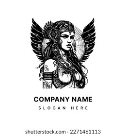 Indian Girl Logo is a symbol of the rich and vibrant cultures of indigenous tribes. This design features a young girl adorned with traditional tribal jewelry and clothing