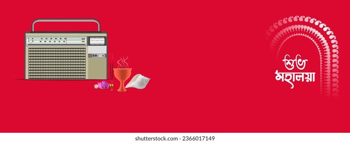 indian God durga Face in Happy Durga Puja . happy mahalaya.Goddess Maa Durga Face in Happy Durga Puja, Dussehra and Navratri Celebration Concept for Web Banner, Poster, Social Media Post, and Flyer Ad