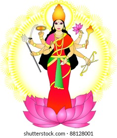 Indian goddess Durga