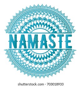 Indian greeting banner Namaste