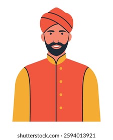 Indian Groom Traditional elegant attire
