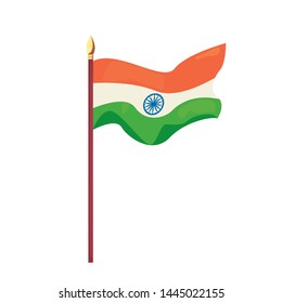 indian happy independence day vector ilustration