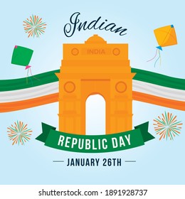 Indian happy republic day celebration
