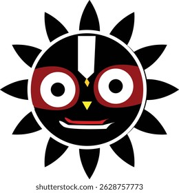 Indian Hindu Festival Rath Yatra Hindi Calligraphy Vector Design