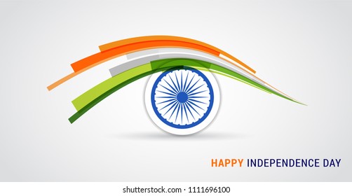 Indian holiday, Happy Independence Day celebration, poster and banner design