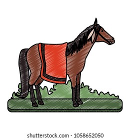 Indian horse cartoon