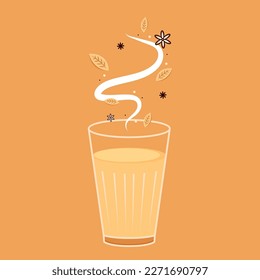 Indian hot drink vector. Indian chai icon. Chai is Indian drink. Kerala tea shop illustration vector eps.Indian Kerala roadside. Kerala tea shop line drawing. Kerala Old.