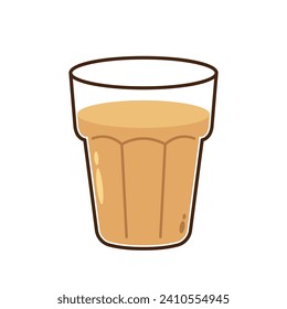 Indian hot drink vector. Indian chai icon. Chai is Indian drink. Kerala tea shop illustration vector eps. Indian Kerala roadside. Kerala tea shop line drawing. Kerala Old.