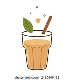 Indian hot drink vector. Indian chai icon. Chai is Indian drink. Kerala tea shop illustration vector eps. Indian Kerala roadside. Kerala tea shop line drawing. Kerala Old.