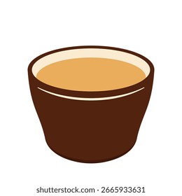Bebida caliente india Vector. Icono de chai indio. Chai es una bebida india. Vector de ilustración de la tienda de té de Kerala eps. Carretera india de Kerala. Dibujo de línea de la tienda de té de Kerala. Viejo Kerala.