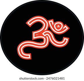 Indian Icon Om Vector Stock Photo