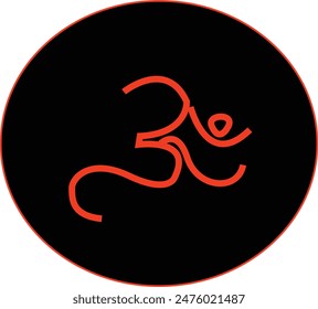 Indian Icon Om Vector Stock Photo