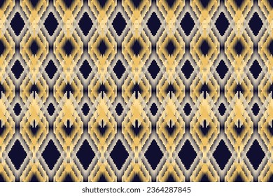 Indian ikat pattern .design for carpet .Ethnic Aztec fabric carpet mat ornament native boho African American chevron textile wallpaper decoration. Geometric line texture vector illustrations.