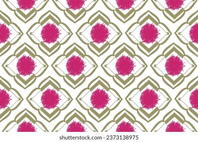 Patrón indio de ikat.concepto de diseño.Alfombra de tela de origen azteca adornada con alfombras nativas boho decoración de papel tapiz de chevron afroamericano. Ilustraciones de vectores de textura de línea geométrica.