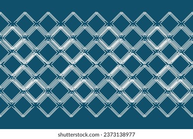 Patrón indio de ikat.concepto de diseño.Alfombra de tela de origen azteca adornada con alfombras nativas boho decoración de papel tapiz de chevron afroamericano. Ilustraciones de vectores de textura de línea geométrica.