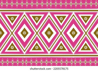 Indian ikat pattern .design pastel concept.Ethnic Aztec fabric carpet mat ornament native boho African American chevron textile wallpaper decoration. Geometric line texture vector illustrations.pastel