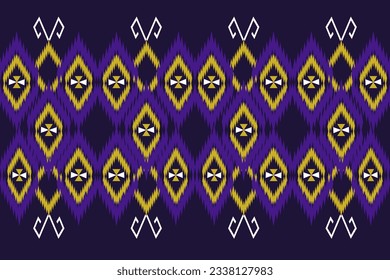 Indian ikat pattern .design pastel concept.Ethnic Aztec fabric carpet mat ornament native boho African American chevron textile wallpaper decoration. Geometric line texture vector illustrations.
