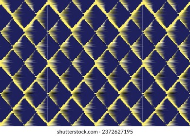 Patrón de ikat indio .diseño concepto pastel.Alfombra de tela azteca étnica adorno de alfombras nativas boho chino-americano chevron textil decoración de papel de pared. Ilustraciones de vectores de textura de línea geométrica.