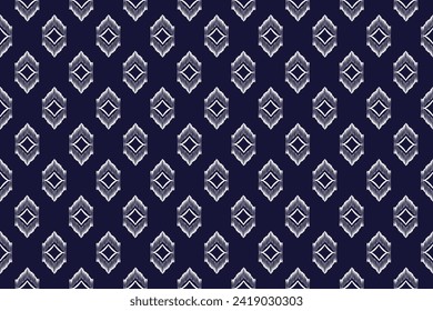 Indian ikat pattern .design pastel concept.Ethnic Aztec fabric carpet mat ornament native boho African American chevron textile wallpaper decoration. Geometric line texture vector illustrations.