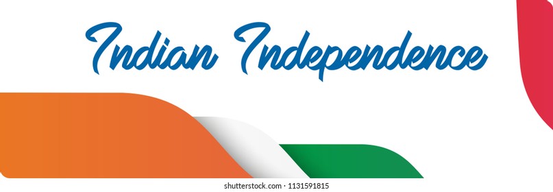 Indian Independence Banner Design