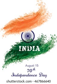 Indian independence day 2016 vector illustration