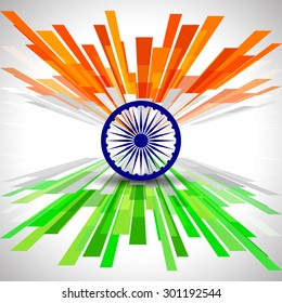 Indian Independence Day Abstract Background