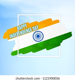 Indian Independence Day concept background. EPS10 vector